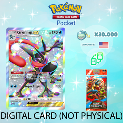 Pokemon TCG Pocket - Shiny Greninja ex Full Art Card (English) - Image 1