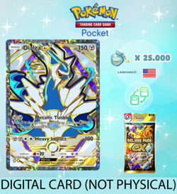 Pokemon TCG Pocket - Dialga ex Full Art Card - Deluxe Pack ex (English) - Image 1