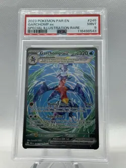 POKEMON PSA 9 2023 SV Paradox Rift Garchomp ex 245/182 SIR - Image 1