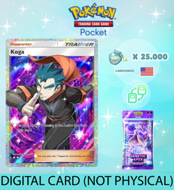 Pokemon TCG Pocket - Koga Full Art Card (English) - Image 1