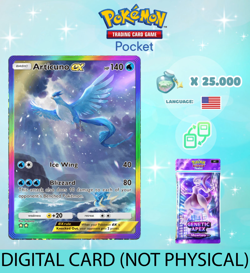 Pokemon TCG Pocket - Articuno ex Rainbow Card (English) - Image 1