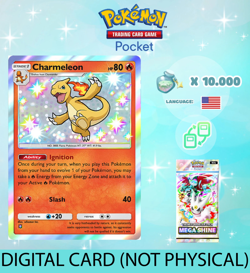 Pokemon TCG Pocket - Shiny Charmeleon Card - Mega Shine (English) - Image 1