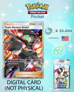 Pokemon TCG Pocket - Team Rocket Grunt Full Art Card (English) - Image 1