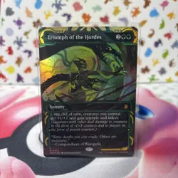 Triumph of the Hordes 59 Secrets of Strixhaven Magic: The Gathering Foil NM - Image 1