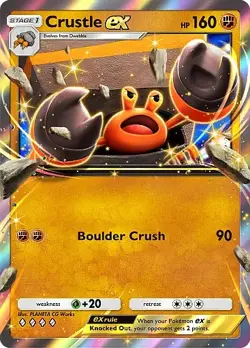 Pokemon TCG Pocket - Crustle ex Full Art / Rainbow (English) - Image 3