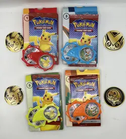 2022 McDonalds Happy Meal Toys Pokemon Match Battle Box Cards #1.3.5.6 - Image 3