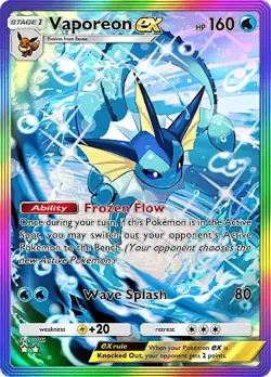 Pokemon TCG Pocket - Vaporeon ex Full Art / Rainbow (English) - Image 5