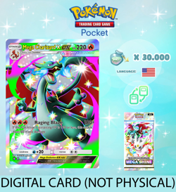 Pokemon TCG Pocket - Shiny Mega Charizard X ex (English) - Image 1