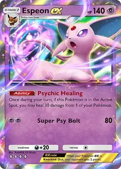 Pokemon TCG Pocket - Espeon ex Full Art / Rainbow (English) - Image 3