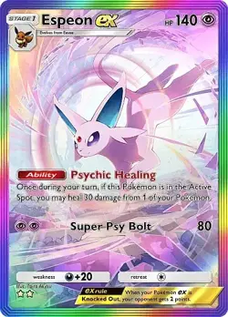 Pokemon TCG Pocket - Espeon ex Full Art / Rainbow (English) - Image 5