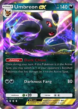 Pokemon TCG Pocket - Umbreon ex Full Art / Rainbow (English) - Image 3