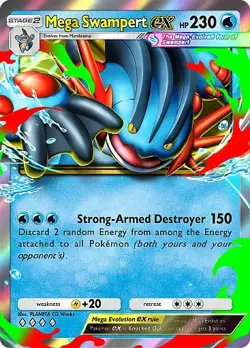 Pokemon TCG Pocket - Mega Swampert ex Full Art / Rainbow (English) - Image 3