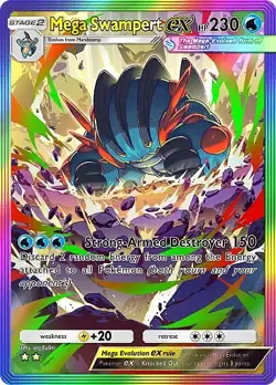 Pokemon TCG Pocket - Mega Swampert ex Full Art / Rainbow (English) - Image 5