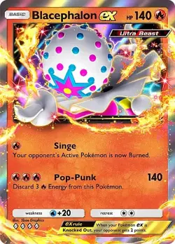 Pokemon TCG Pocket - Blacephalon ex Full Art / Rainbow (English) - Image 3