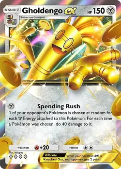 Pokemon TCG Pocket - Gholdengo ex Full Art / Rainbow (English) - Image 3