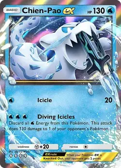 Pokemon TCG Pocket - Chien-Pao ex Full Art / Rainbow (English) - Image 3