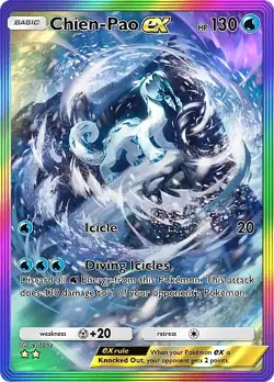 Pokemon TCG Pocket - Chien-Pao ex Full Art / Rainbow (English) - Image 5