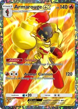 Pokemon TCG Pocket - Armarouge ex Full Art / Rainbow (English) - Image 4