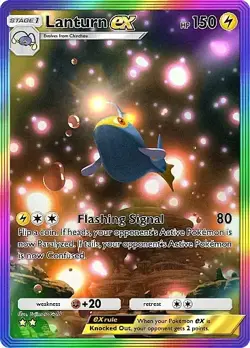 Pokemon TCG Pocket - Lanturn ex Full Art / Rainbow (English) - Image 5