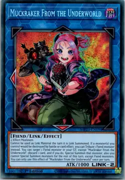 Yugioh Muckraker From the Underworld MP23-EN194 1st Edition Secret Rare NM - Image 1