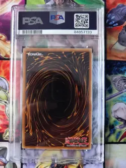 PSA 8 Yu-Gi-Oh! Red-Eyes Black Dragon YAP1-EN002 Anniversary Pack Ultra Rare - Image 2