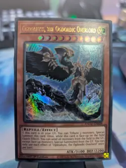 YuGiOh! Ogdoabyss, The Ogdoadic Overlord ANGU-EN009 Ultra Rare 1st Ed - Image 1