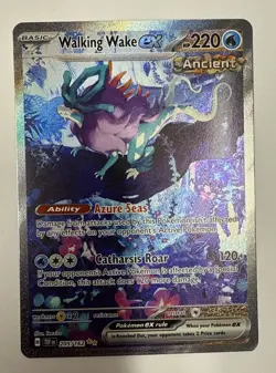 Pokemon Walking Wake ex 205/162 Temporal Forces Special Illustration Rare Holo - Image 1