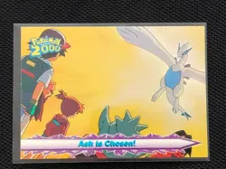 2000 Topps Pokemon The Movie 2000 Ash Is Chosen #46 LP/NM - Image 1