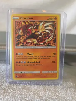 Pokemon TCG - Groudon 81/168 SM Celestial Storm Holo Rare Card NM - Image 1