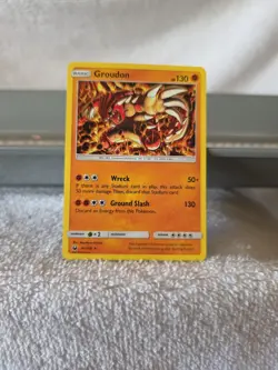 Pokemon TCG - Groudon 81/168 SM Celestial Storm Holo Rare Card NM - Image 4
