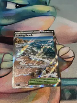 Surfing Beach 114/086 ME04: Chaos Rising NM Pokemon TCG Ultra Rare - Image 1