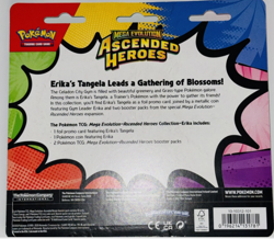 Pokemon Mega Evolution Ascended Heroes 2 Pack Blister Erikas Tangela SEALED - Image 1