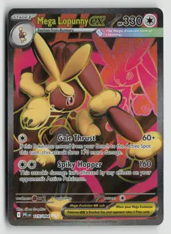 Mega Lopunny ex 115/094 Pokemon ME02: Phantasmal Flames Ultra Rare NM - Image 1