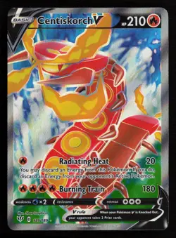 Centiskorch V Full Art 179/189 Pokemon SWSH03: Darkness Ablaze Ultra Rare NM - Image 1