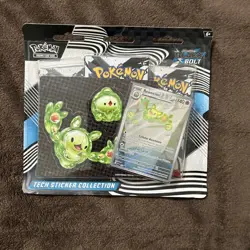 Pokemon TCG Black Bolt Tech Sticker Collection Scarlet & Violet 10.5 New Sealed - Image 1