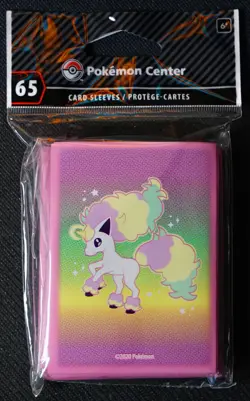 Pokemon Center Exclusive SEALED 65 ct Galarian Ponyta Gradient Sleeves!! - Image 1
