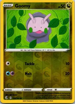 Goomy 195/264 Common Fusion Strike Reverse Holo Near Mint - Image 1