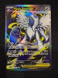 Mega Absol ex 161/132 Ultra Rare Mega Evolution Pokemon Near Mint - Image 1