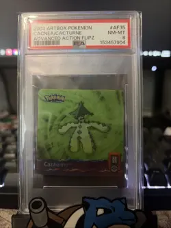VINTAGE 2003 POKEMON Advanced Action Flipz Cacnea/Cacturne- PSA 8 - Image 1