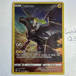 Zekrom TG05/TG30 Ultra Rare Pokemon TCG Brilliant Stars Trainer Gallery NM - Image 2
