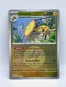 Pokemon TCG Heliolisk Ascended Heroes Energy Symbol Reverse Holo 064/217 - Image 1