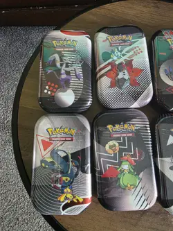 🔥Pokemon Black Bolt & White Flare Unova Mini Tins x8 Full Set | New & Sealed💥 - Image 2