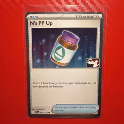 POKEMON TCG - N'S PP UP -153/159 -COSMO RARE - PRIZE PACK SERIES 7-PLAY! STAMPED - Image 1