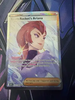 Pokemon Team Rocket’s Ariana #237/182 Destined Rivals NM - Image 2