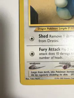 Pokemon - Dratini 63/105 Neo Destiny - Non Holo Regular - Yuka Morii - NM - Image 4