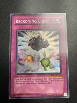 Yu-Gi-Oh! Beckoning Light Turbo Pack 2 TU02-EN005 Super Raro Mint - Image 1
