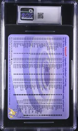 CGC 8 Dark Blastoise S2/S4 Jumbo Legendary Collection Box Topper Pokemon Card - Image 2
