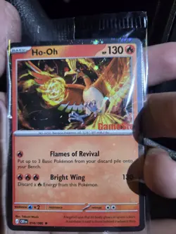 GameStop Stamped PROMO Ho-Oh Pokemon TCG trading card SEALED - Image 1