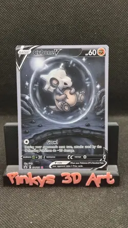 bubble cubone Pokemon card TCG ( Fan Art) Crd1714 - Image 1