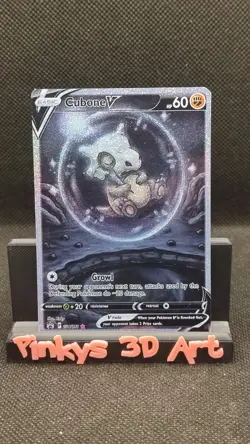 bubble cubone Pokemon card TCG ( Fan Art) Crd1714 - Image 2